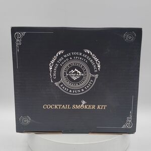 Cocktail Smoker Kit – 4 Flavors Wood Chips – Bourbon, Whiskey Smoker